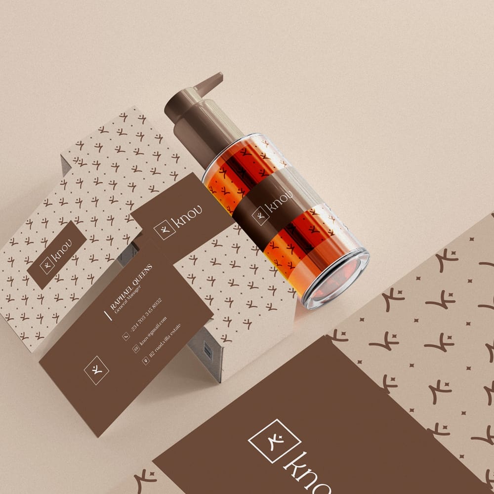 Jar and Business card mockup PSD