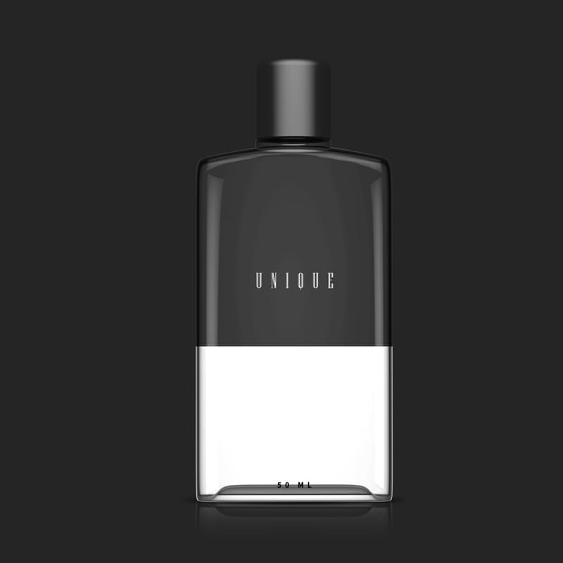 Long Perfume Bottle Mockup PSD