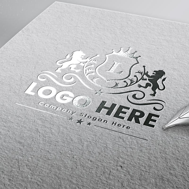 Luxury Logo Mockup PSD