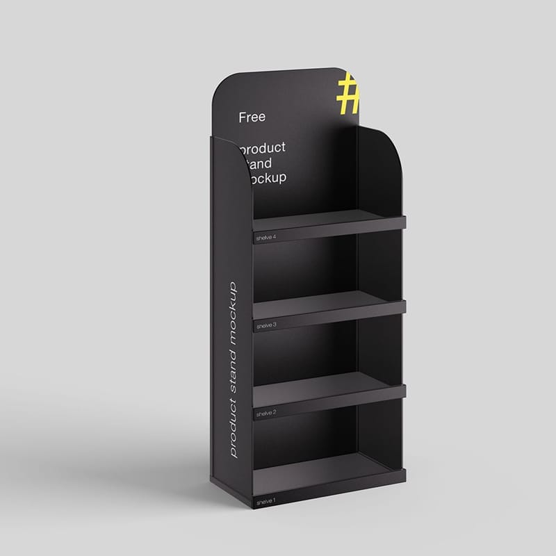 Products Stand Mockup PSD