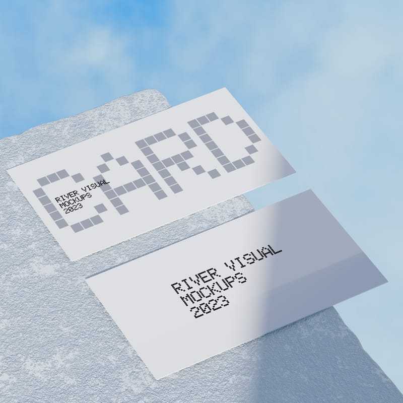 Skies Business Card Mockup