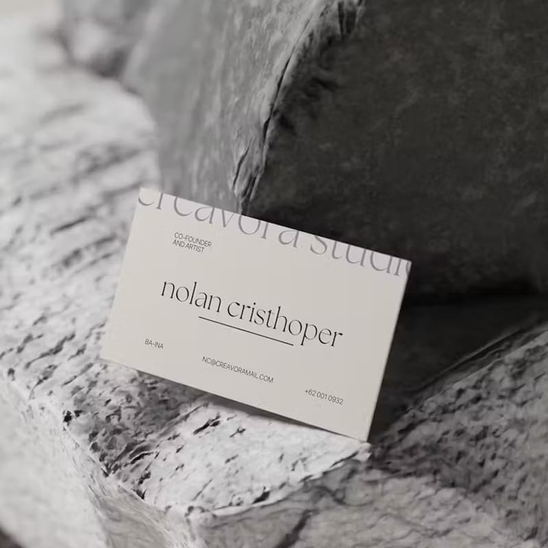 Stona Business Card Mockup