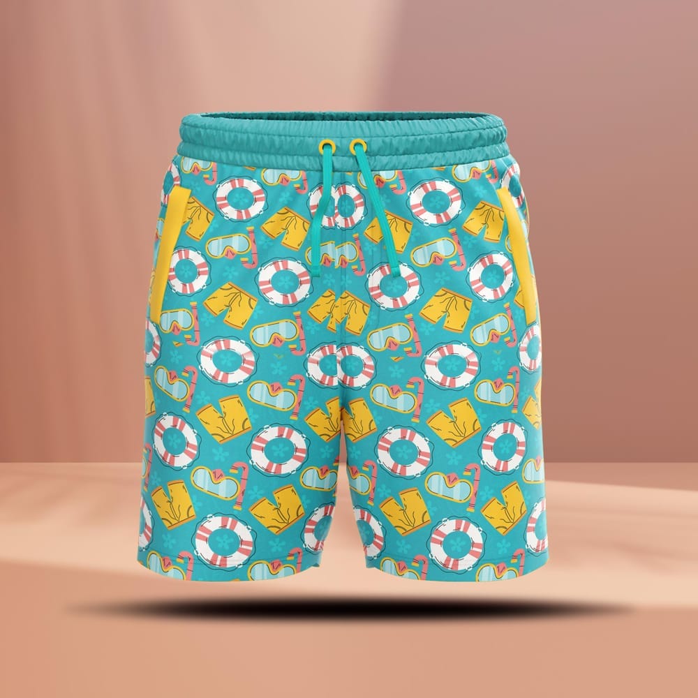 Swim Shorts Mockup Template PSD