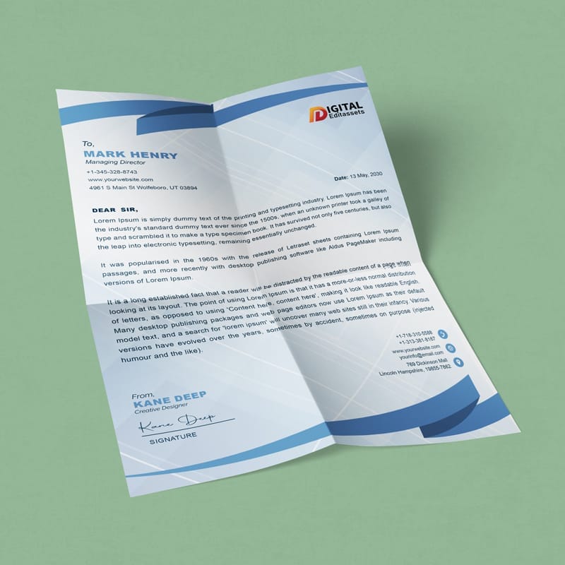 A4 Paper Mockup Template PSD