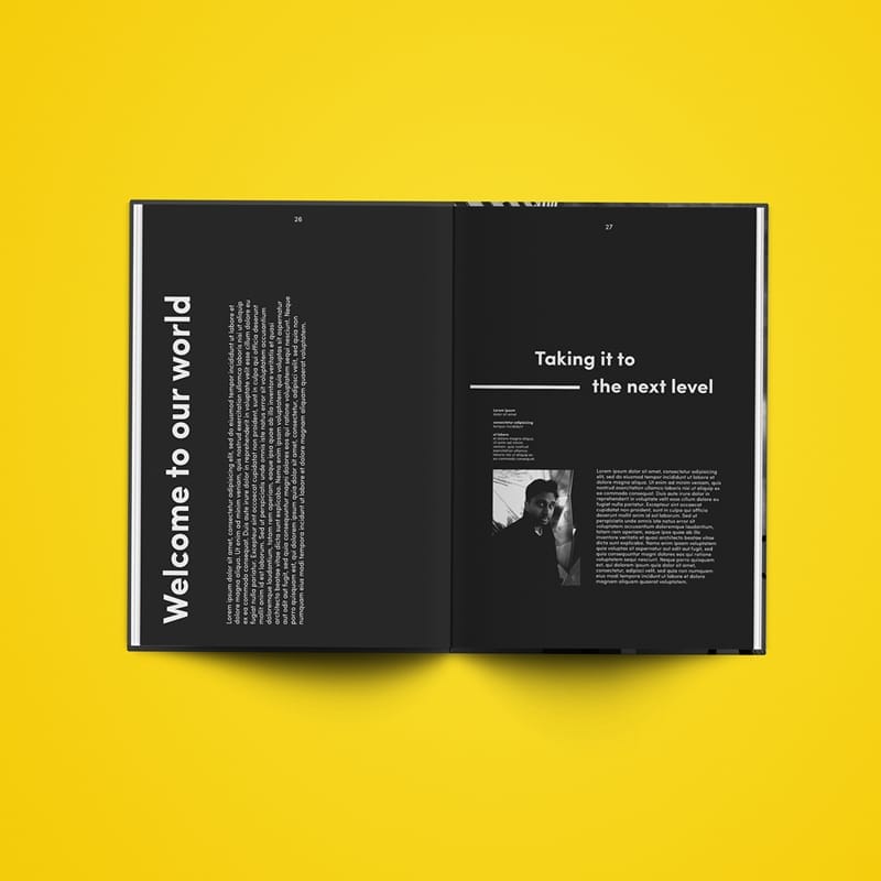 Editorial Magazine Mockup PSD