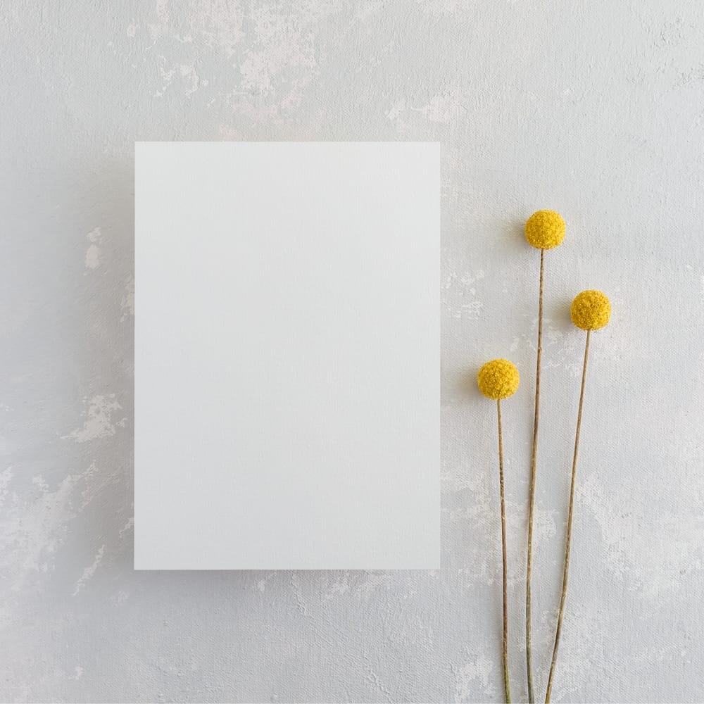 Free 5x7 Card Mockup Template PSD