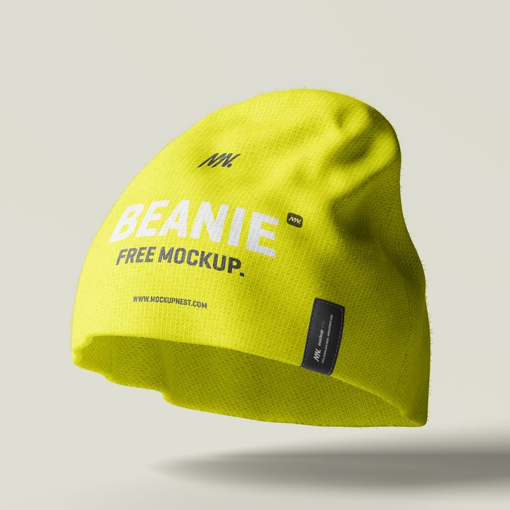 Free Beanie Hat Mockup PSD