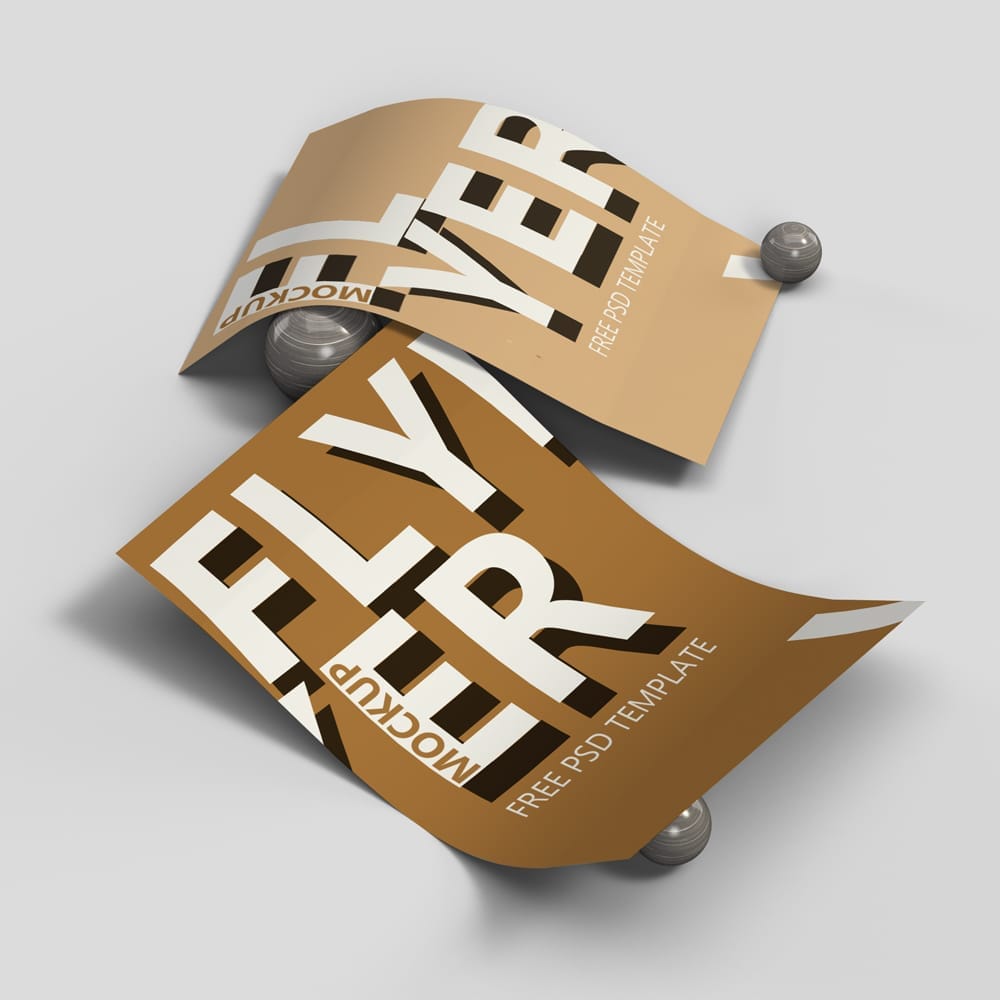 Free Creative Flyer Mockup PSD