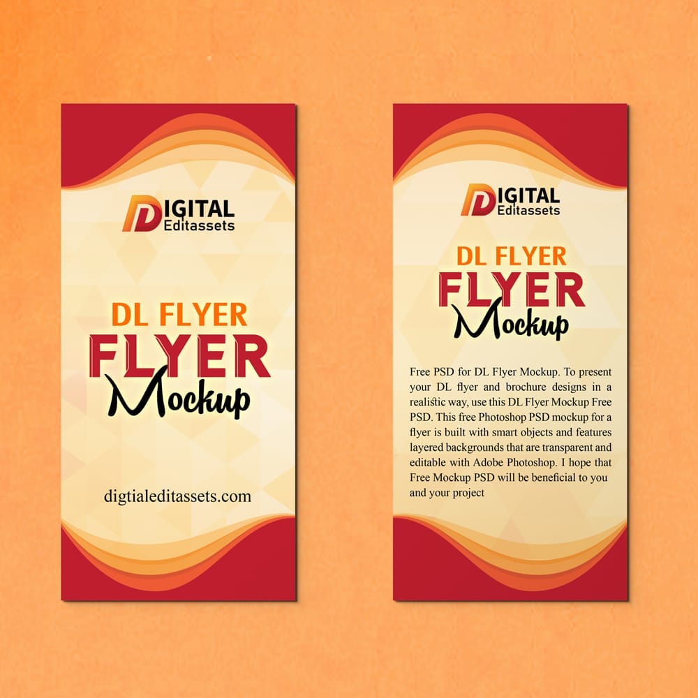 Free DL Flyer Mockup Template PSD