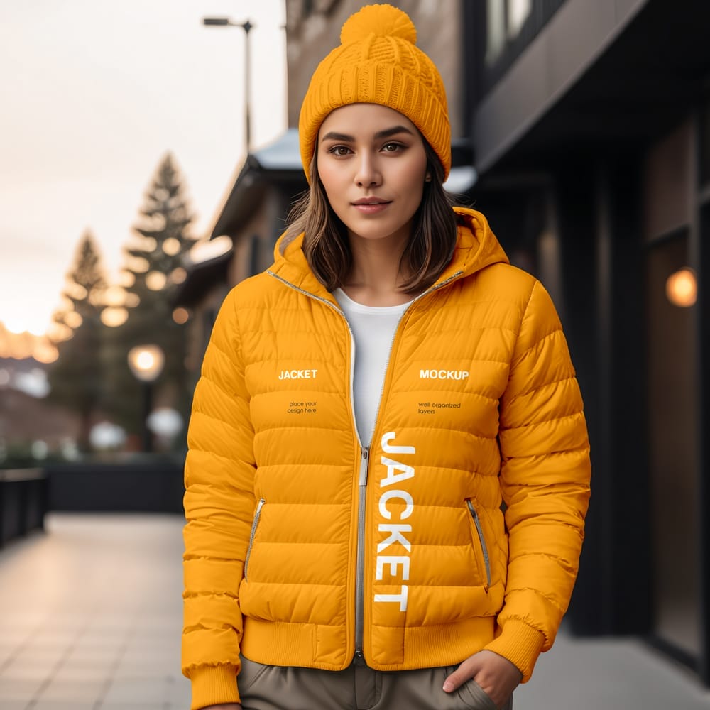 Free Jacket Mockup PSD