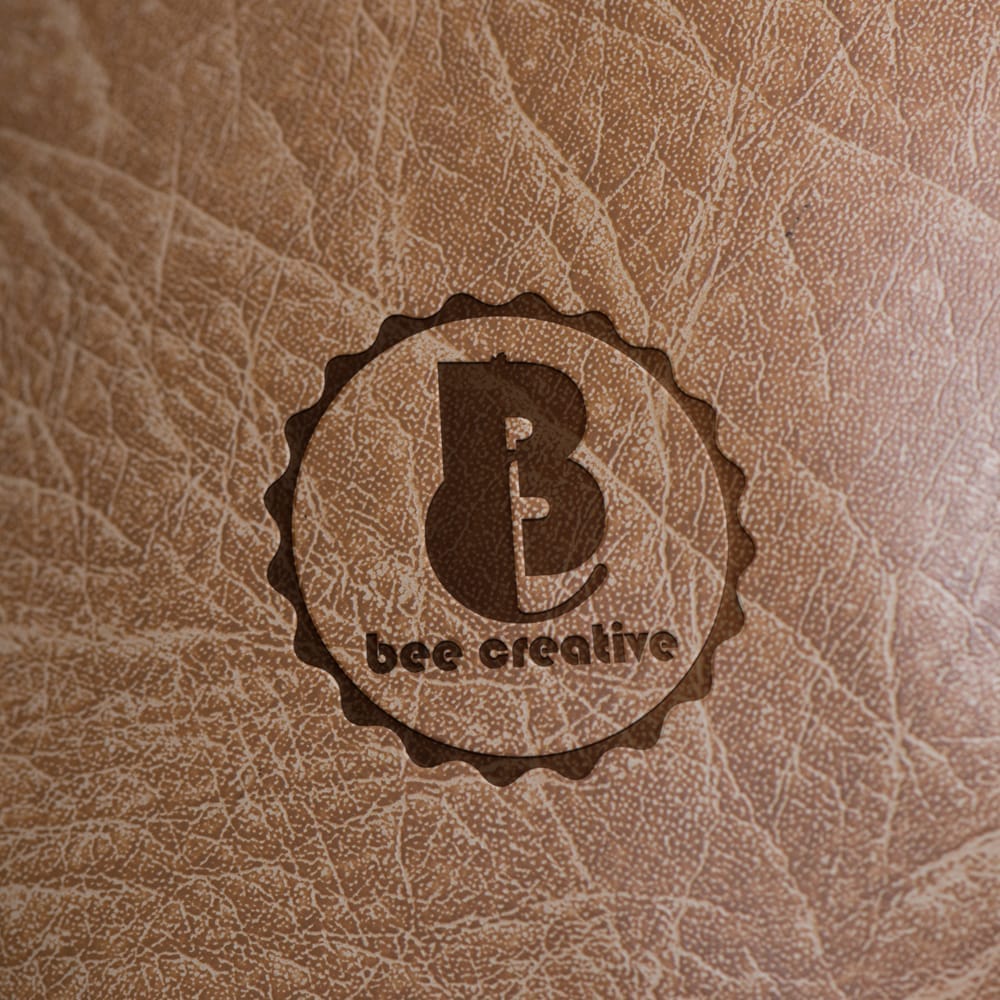 Free Leather Logo Mockups PSD