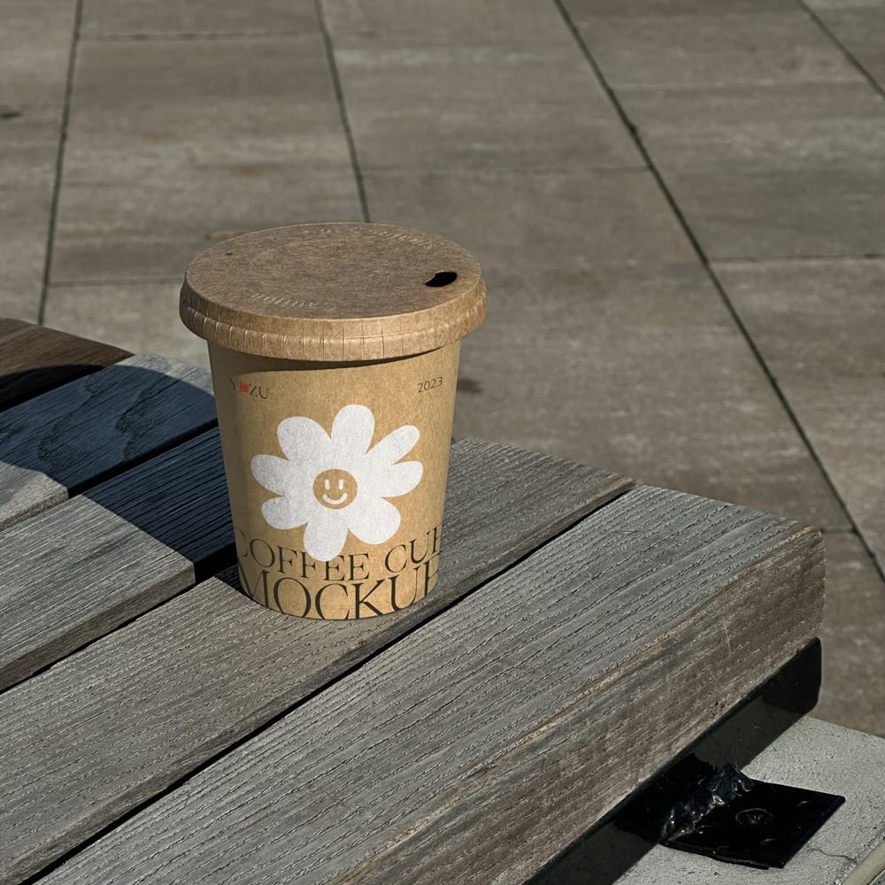Free Paper Coffee Cup Mockup Template PSD