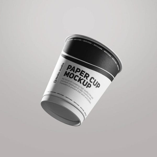 Free Paper Cup Mockup Template PSD
