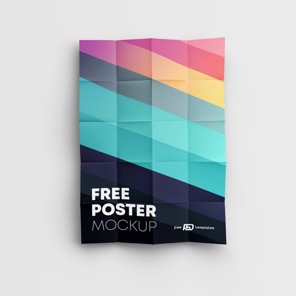 Free Poster Mockup Design PSD