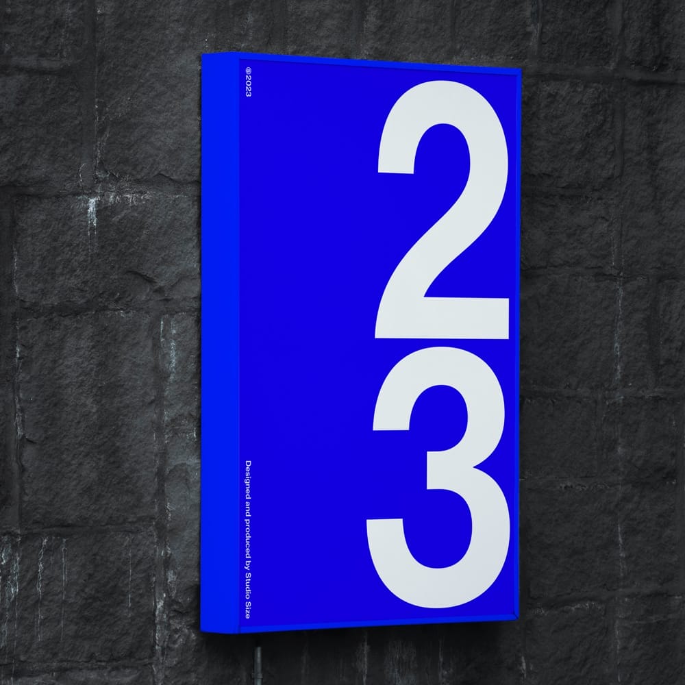 Free Sign Mockup Template PSD