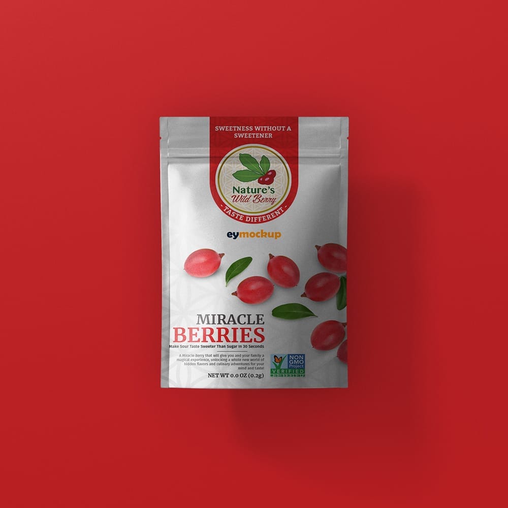 Free Small Paper Pouch Mockup PSD