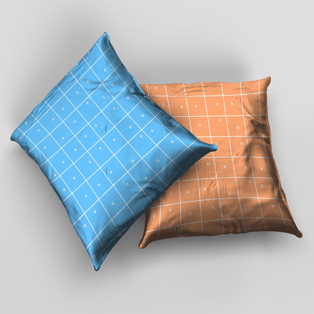 Free Square Pillow Mockup Set PSD