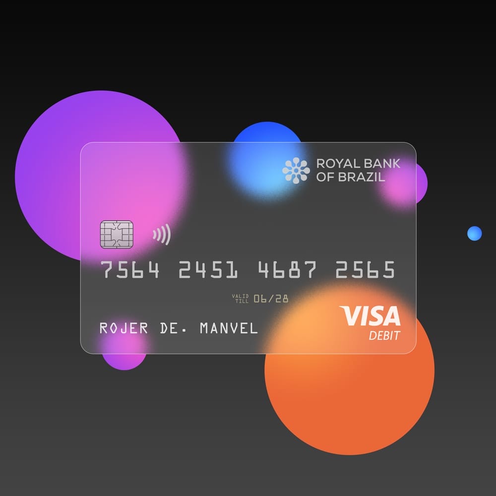 Free Transparent Credit Card Mockup PSD