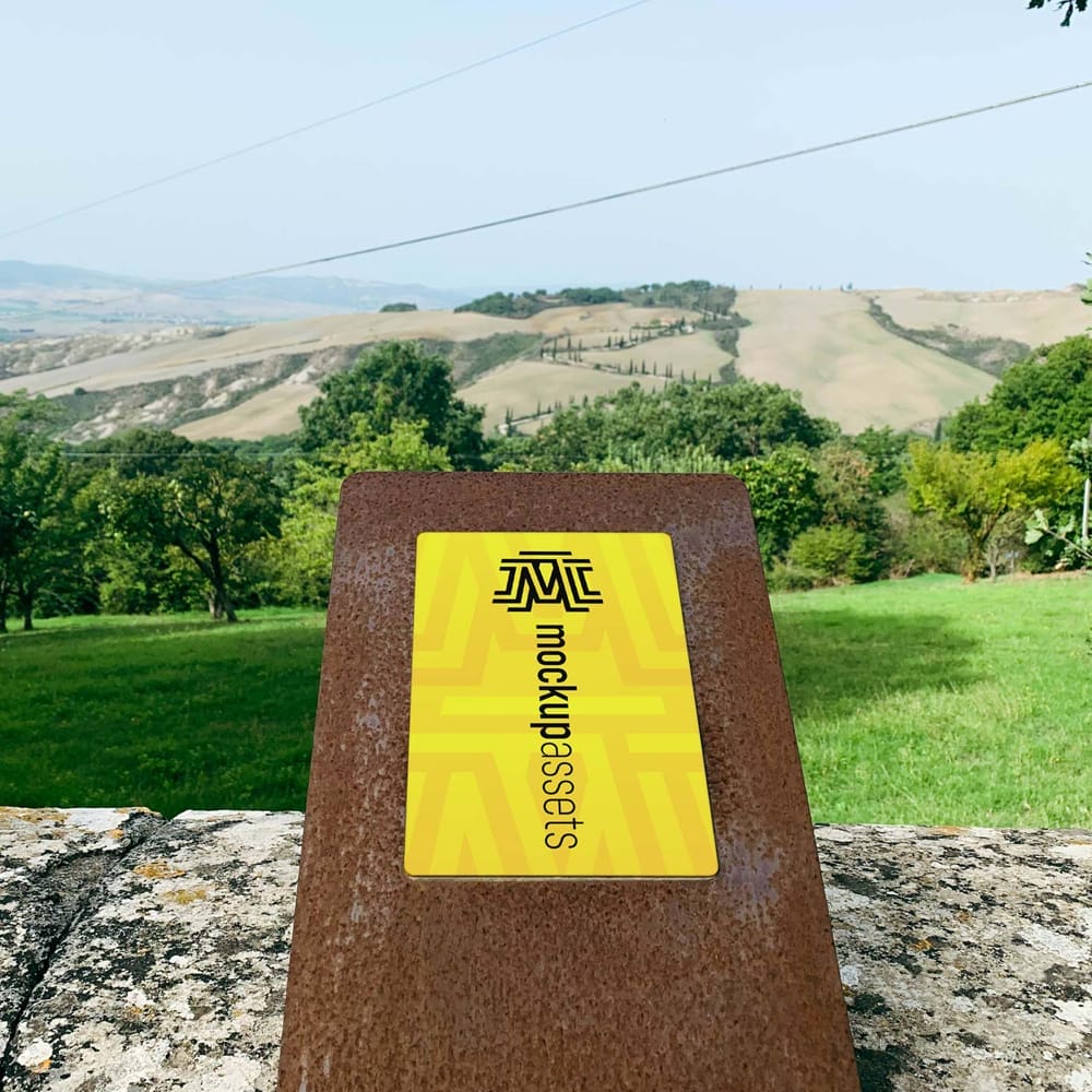 Free Tuscan Views Poster Sign Mockups PSD