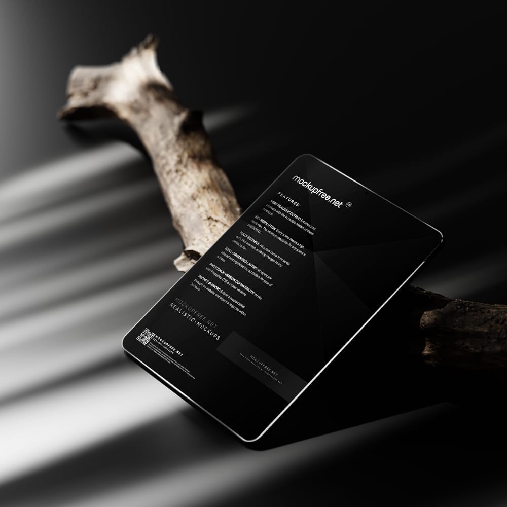 Free Unbranded Tablet Screen Mockups PSD