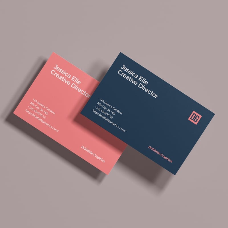Identity Business Card Mockup PSD