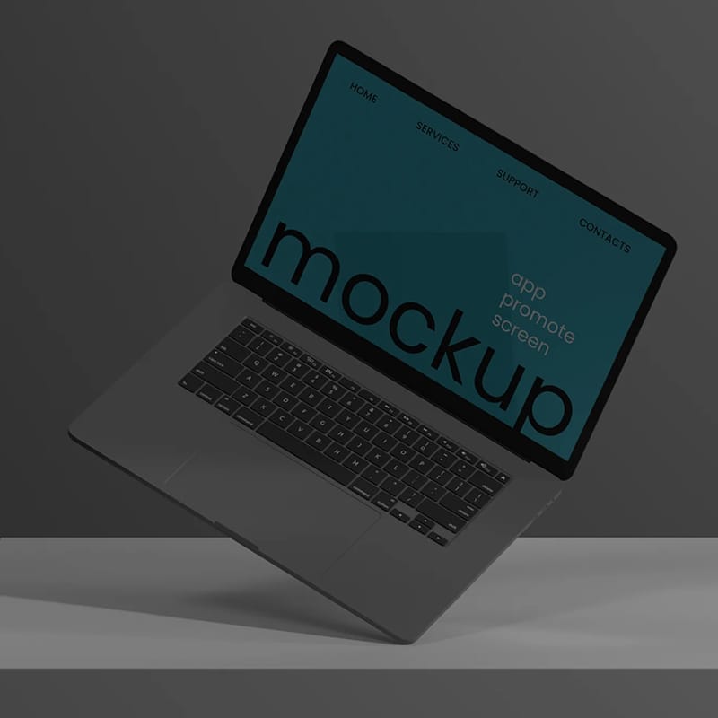 MacBook Laptop Mockup PSD