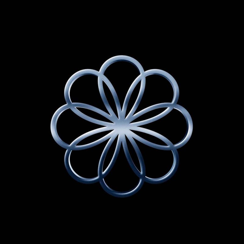 Metallic Reflective Logo Mockup PSD