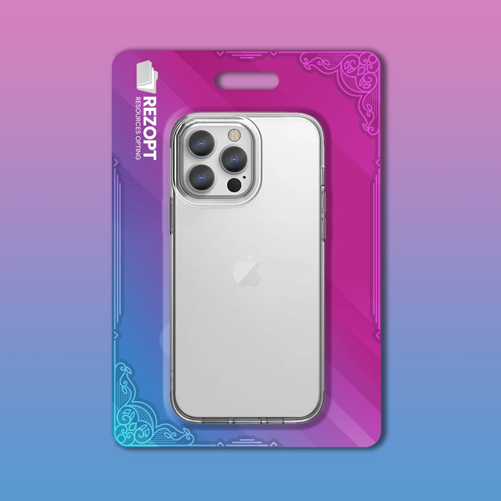 Mobile Case Plastic Retail Package Mockup PSD