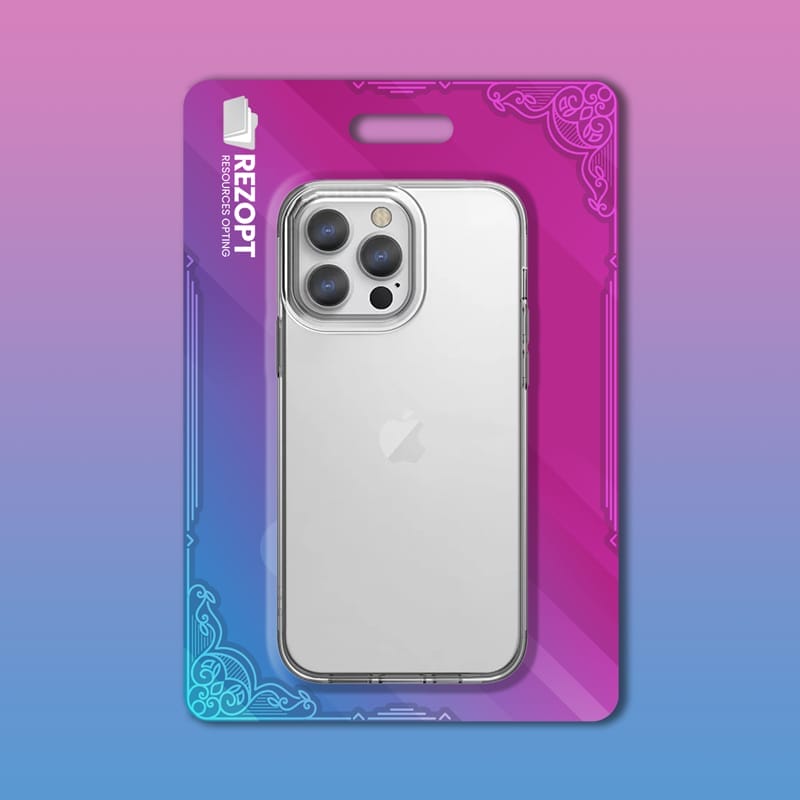 Mobile Case Plastic Retail Package Mockup