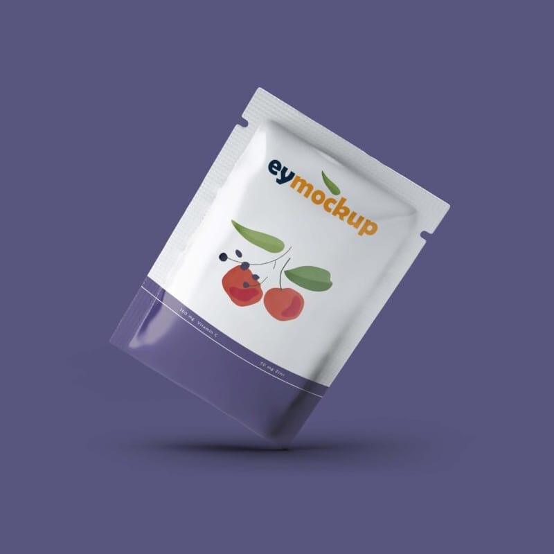 Pouch Packaging Mockup PSD
