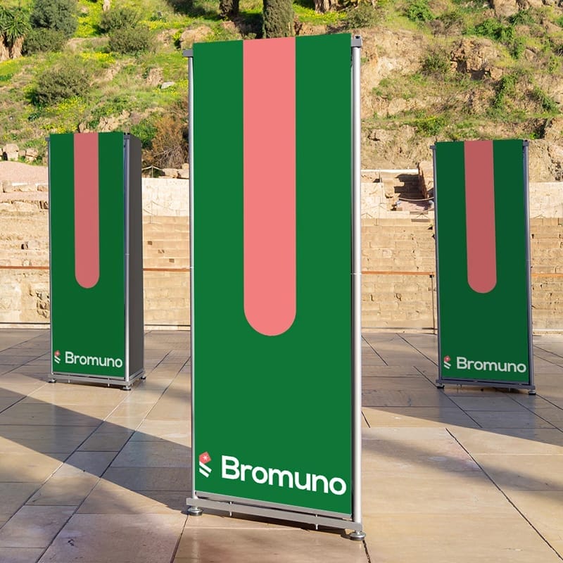 Roll up Banner Mockup PSD