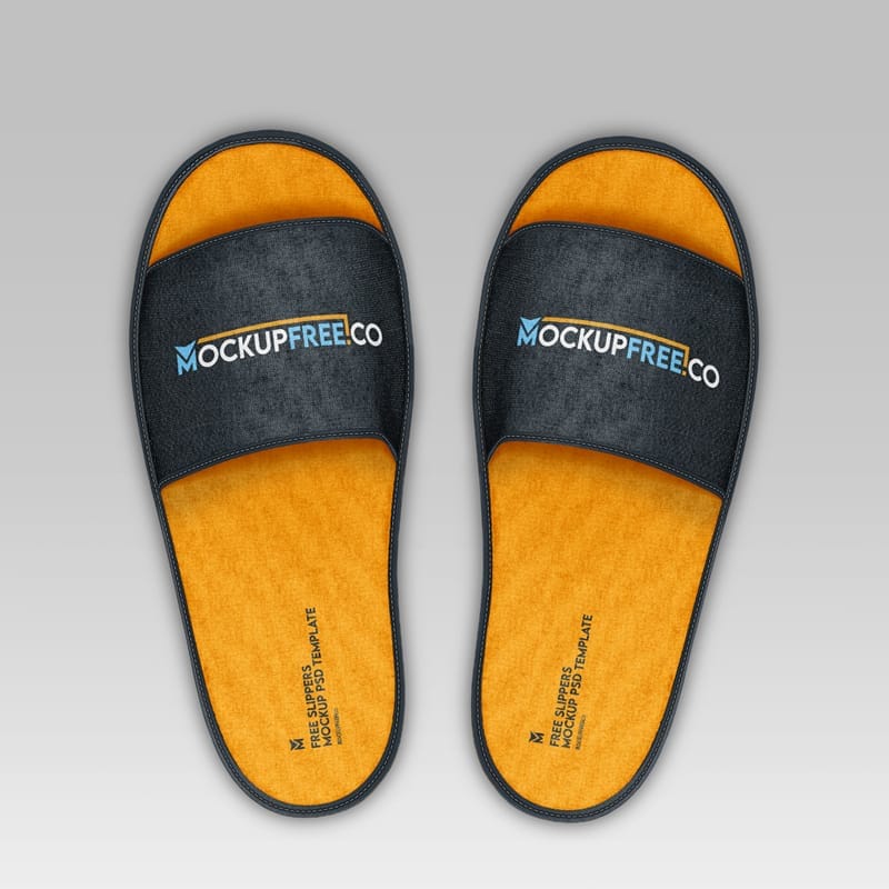 Slippers Mockup Template PSD