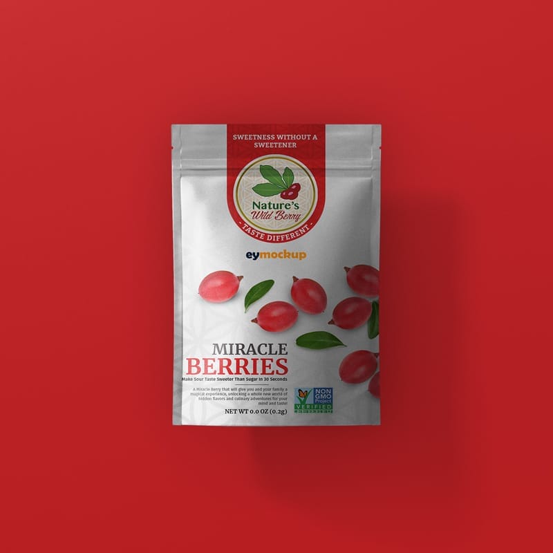 Small Paper Pouch Mockup PSD