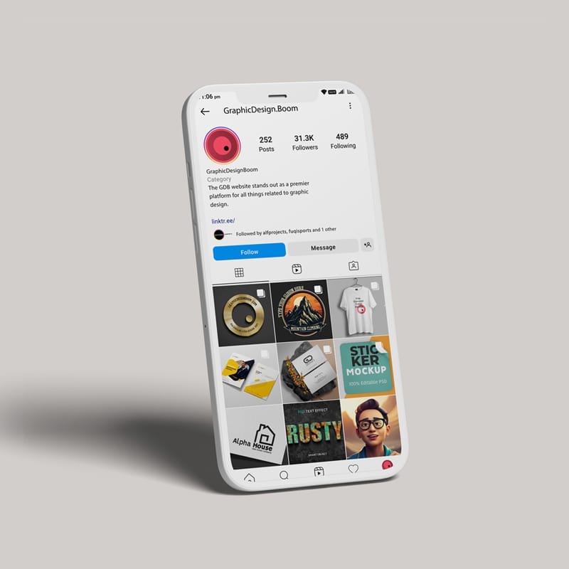 Social Media Mockup Template