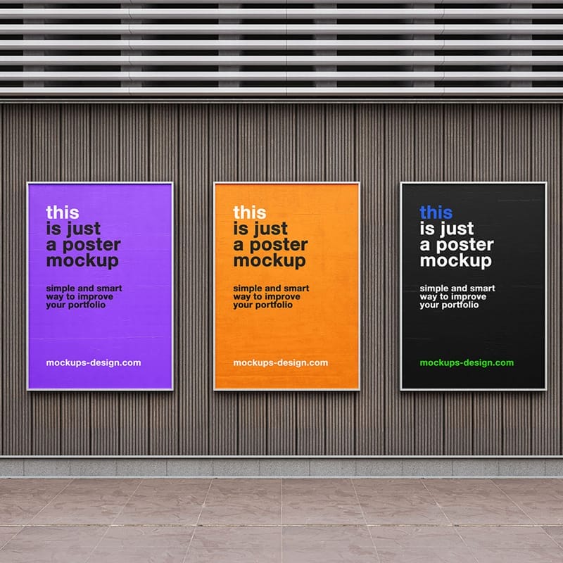 Street-Poster-Frames-Mockup-PSD