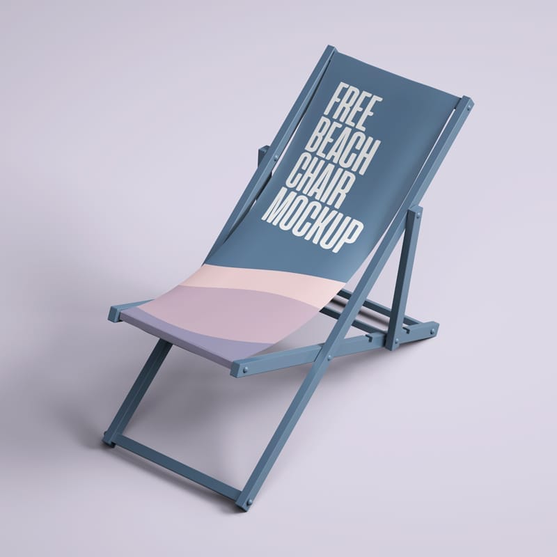 Beach Chair Mockup PSD