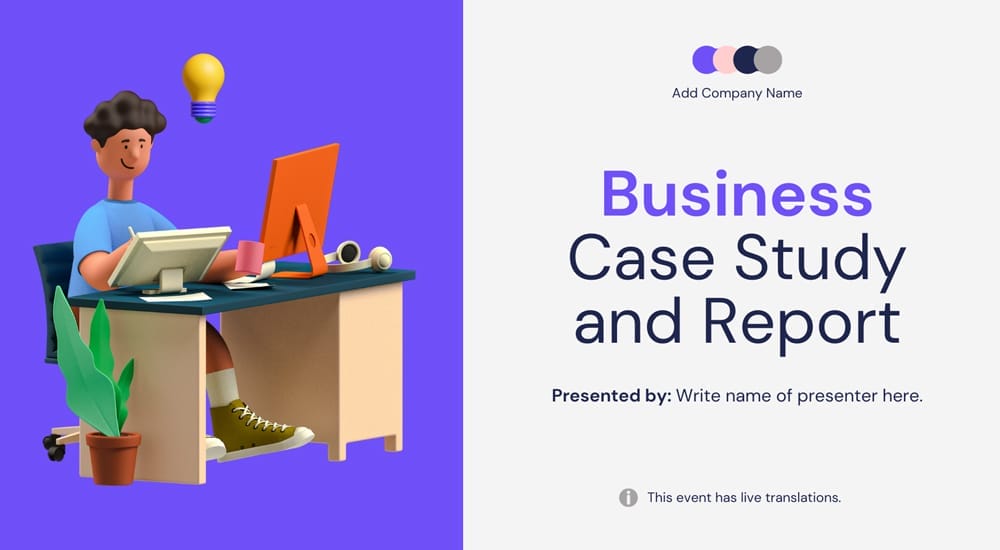 Business Case Study and Report Business Presentation