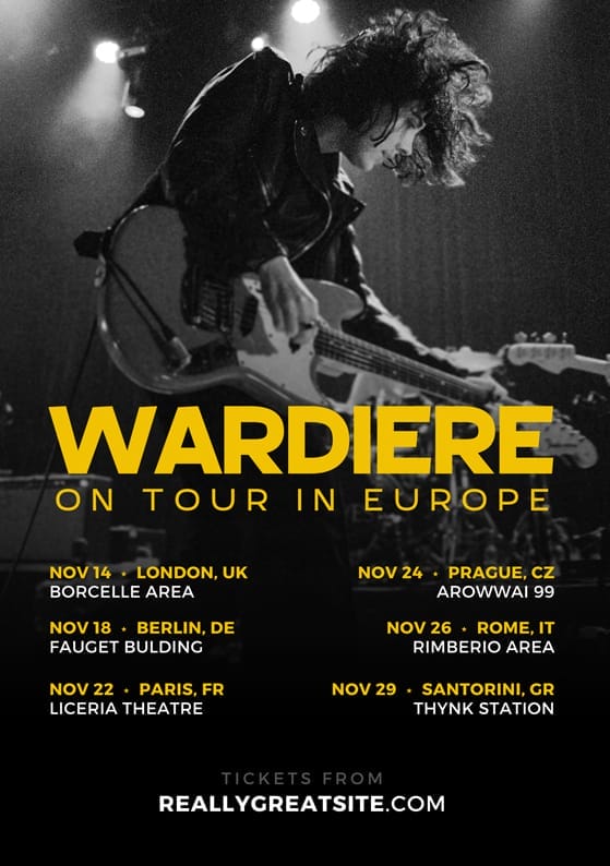Concert Tour Dates Announcement Poster