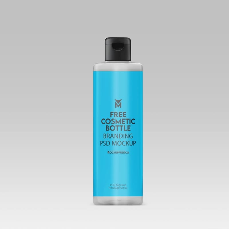 Cosmetic Bottle Branding Mockup PSD