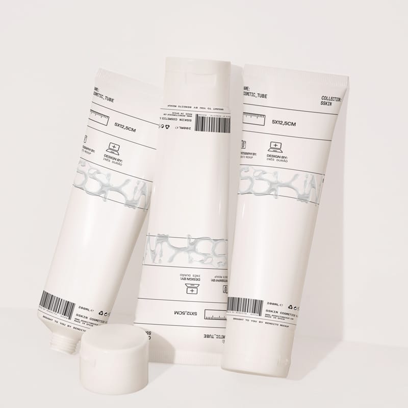 Cosmetics Tube Mockup Template PSD