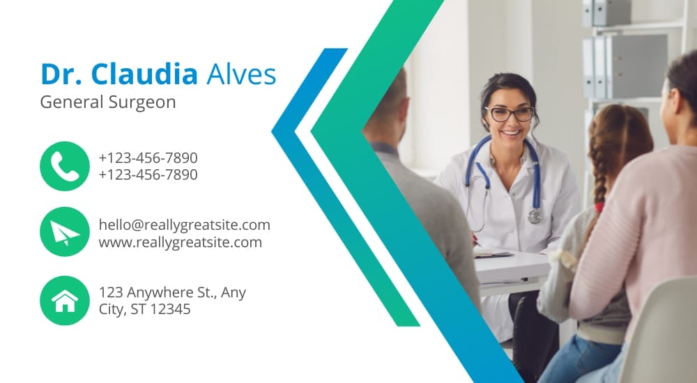 Creative Modern Medical Business Card Template