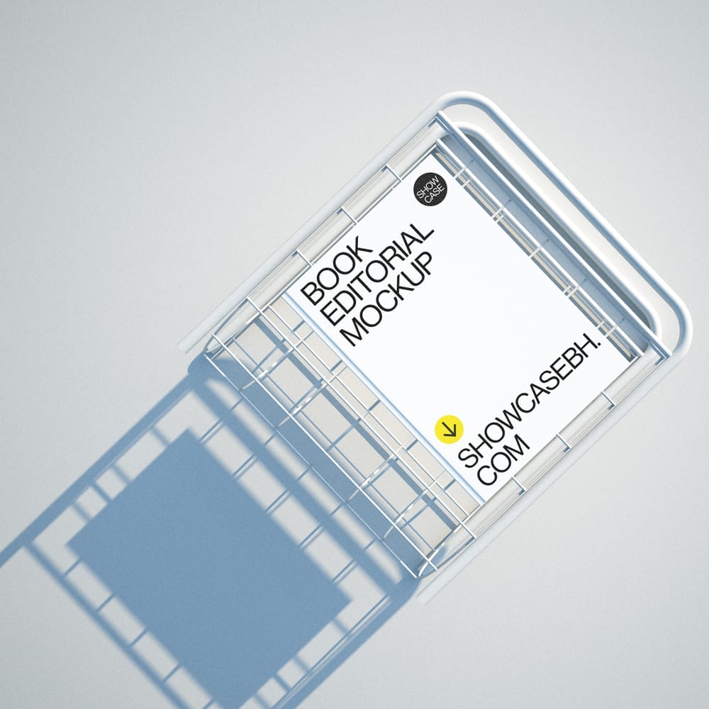 Free Book Folder Mockup PSD