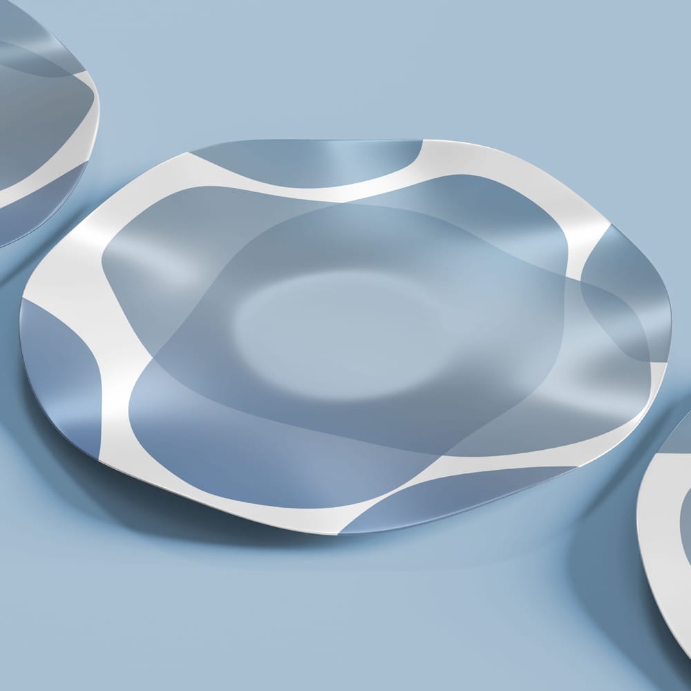 Free Ceramic Plate Mockup Template PSD 