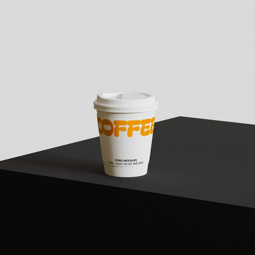 Free Coffee Cup Mockup Template PSD
