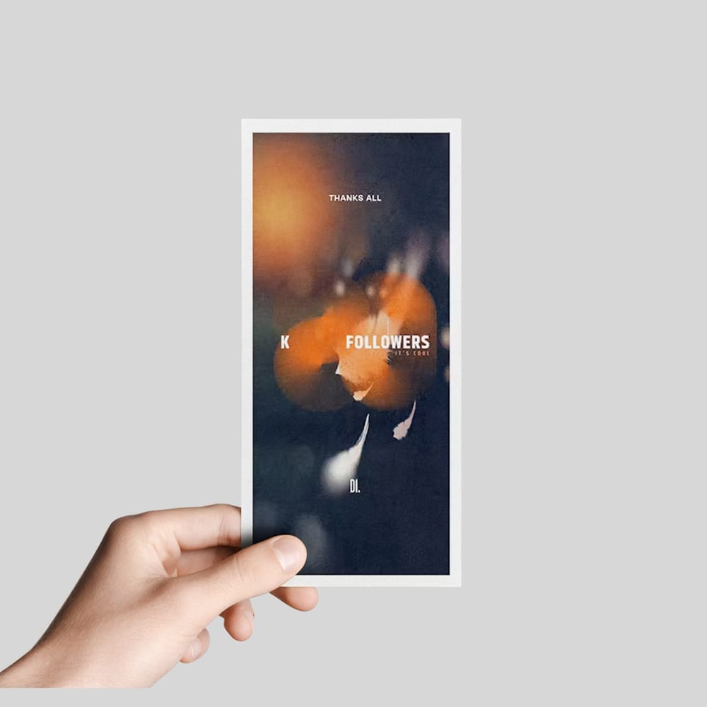 Free DL Flyer Kraft Mock Up PSD