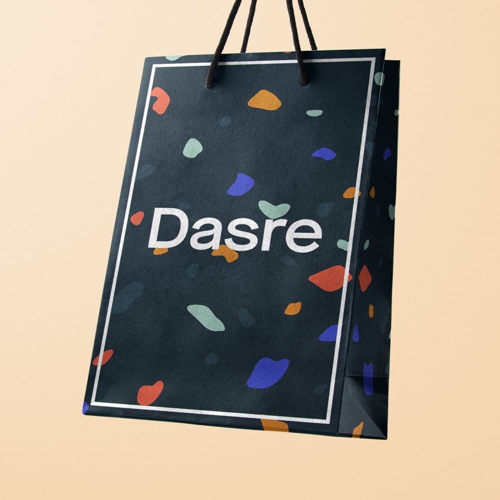 Free Gift Bag Mockup PSD