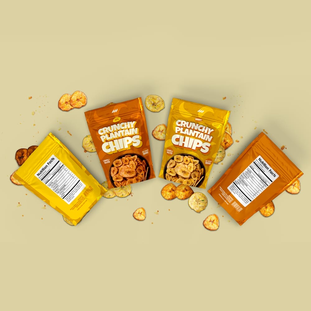 Free Plantain Chips Mockup PSD