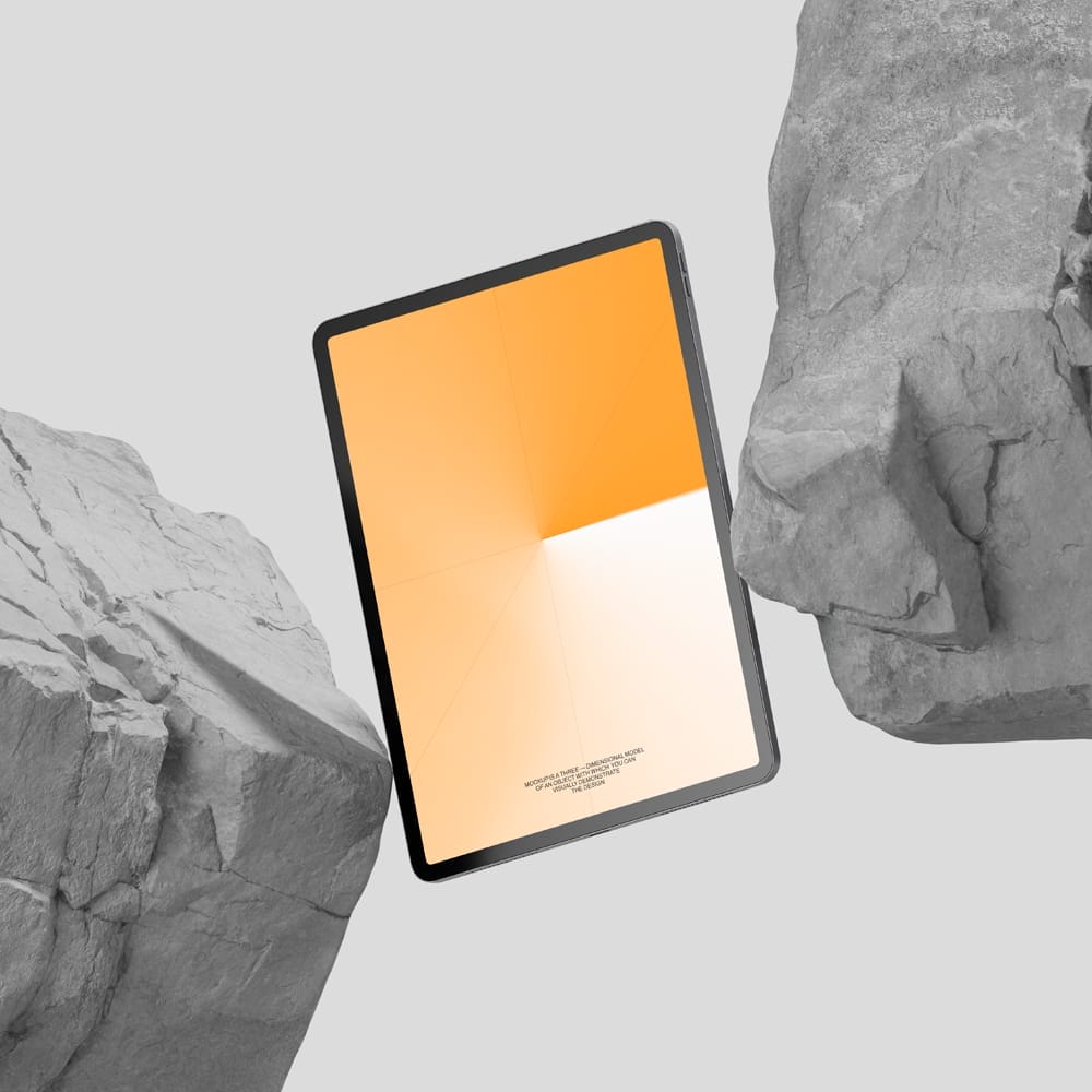 Free Realistic iPad Mockup PSD