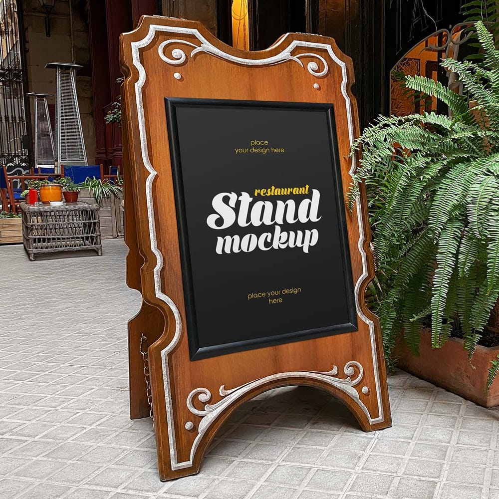 Free Restaurant Branding Mockup PSD