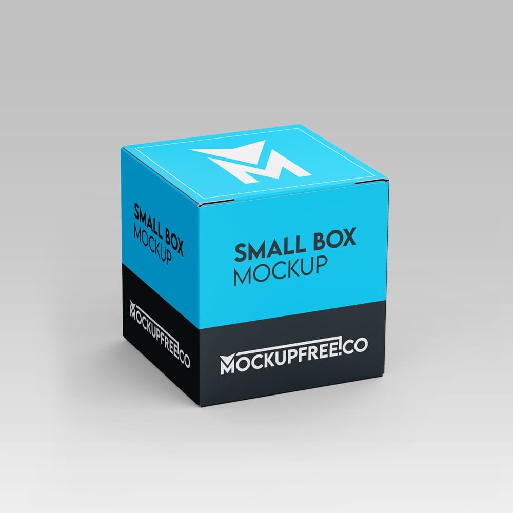 Free Small Box Mockup PSD